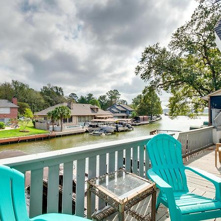 Dock And Outdoor Entertainment Home On Lake Conroe Montgomery Kültér fotó